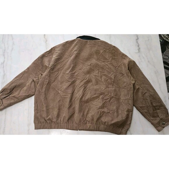 Vintage Cutter Buck Jacket Mens 2XB Brown Khaki Zip Up, Size 2XB - Picture 2 of 11